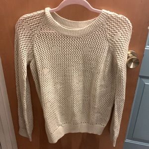 Mesh Tan Sweater